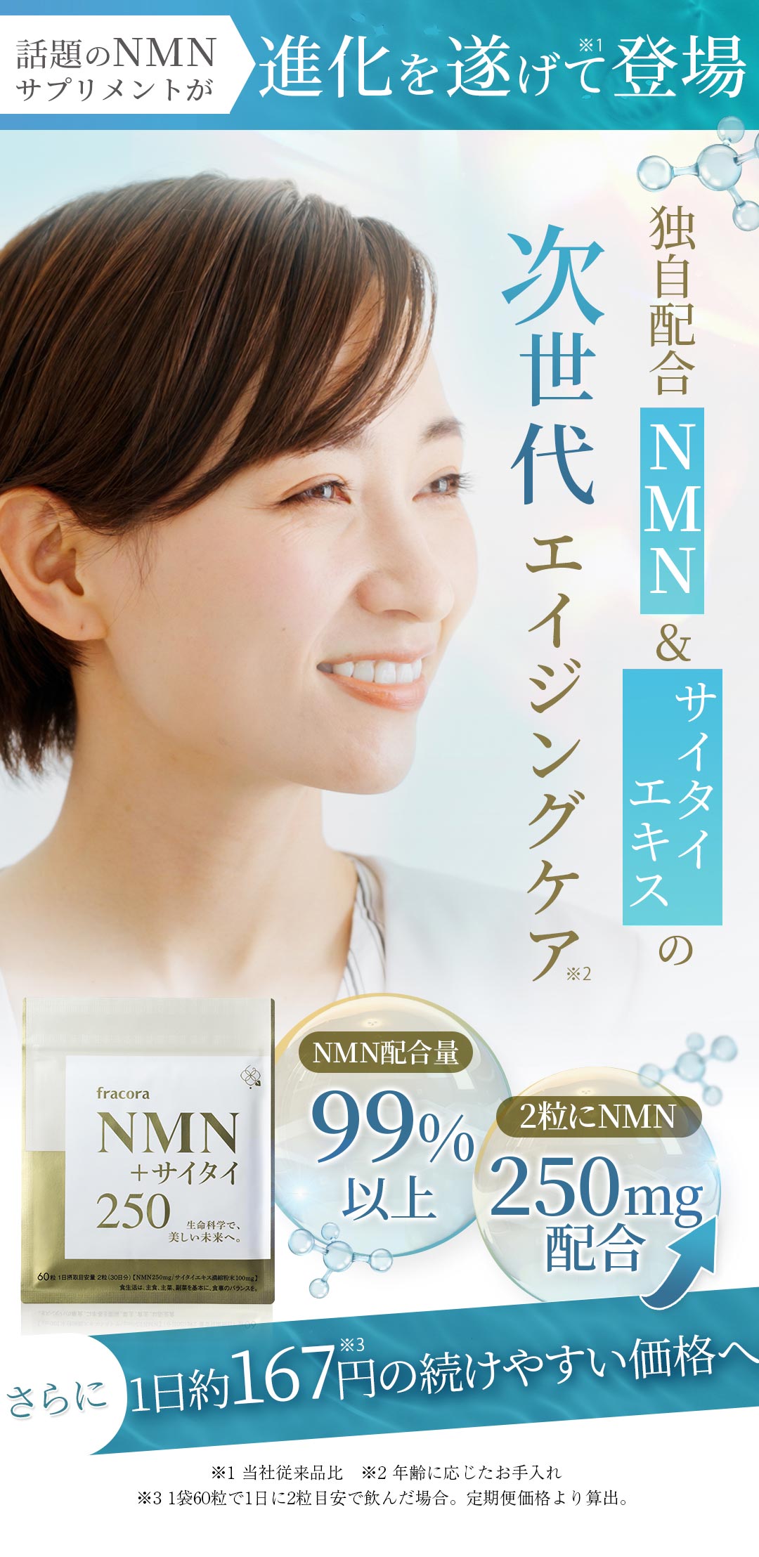生命科学から生まれた高実感エイジングケア